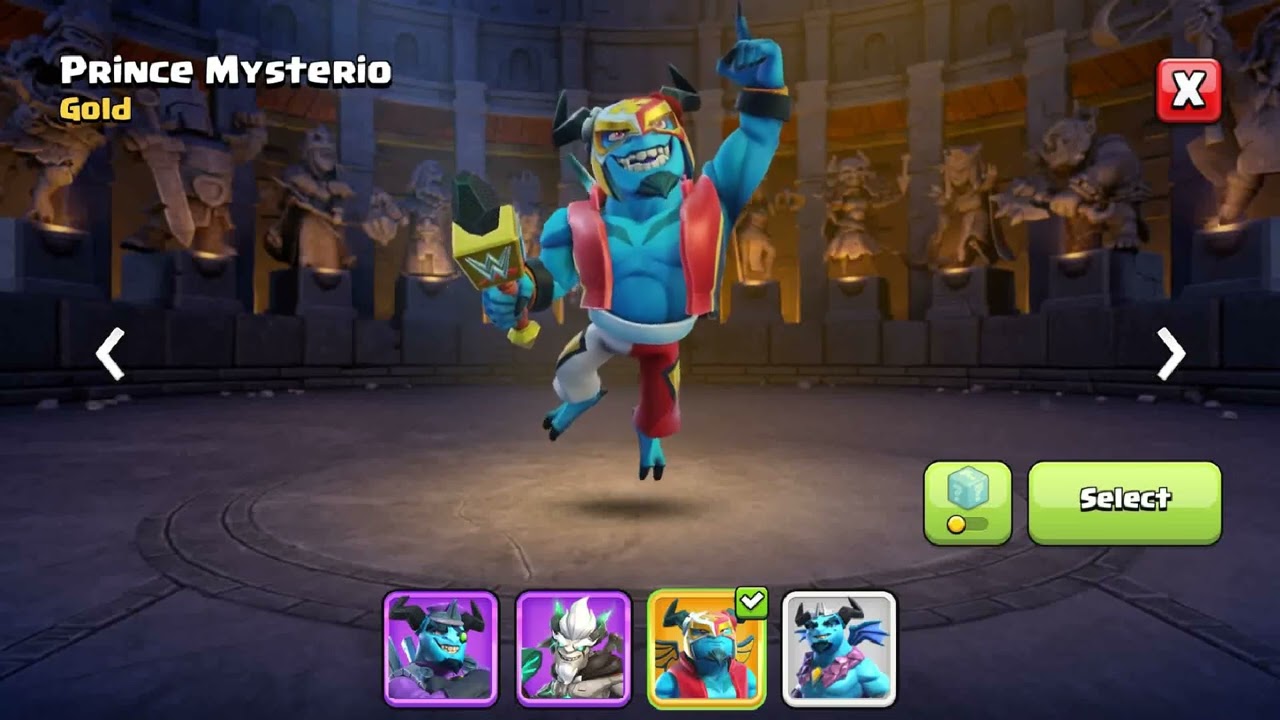 Prince Mysterio 🤩 New Gold Pass Skin (April Season) Clash of Clans