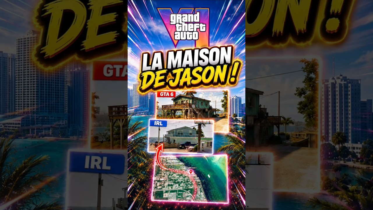 La Maison de Jason de GTA 6 trouvé dans la VRAIE VIE (IRL) Emplacement en Floride sur la Carte (Map)