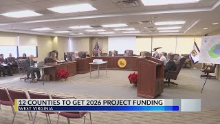 12 West Virginia counties to get 2026 project funding