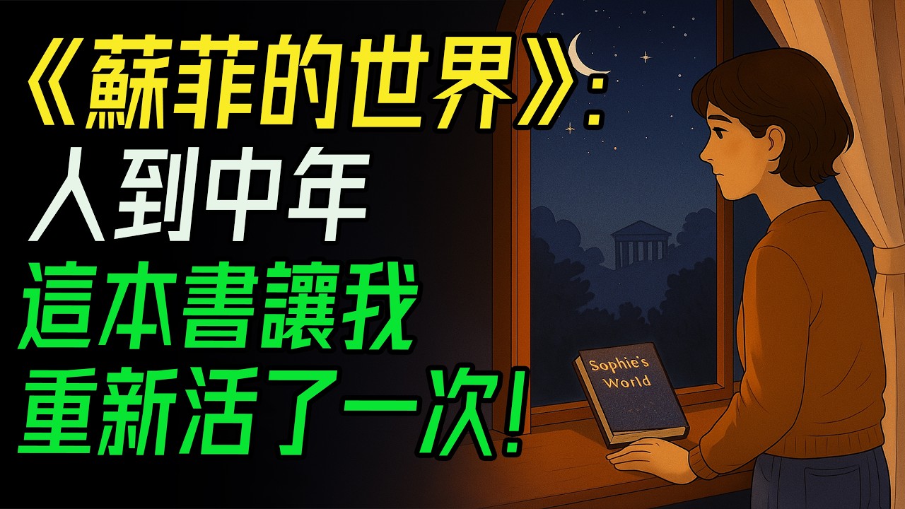 《蘇菲的世界》：人到中年，這本書讓我重新活了一次！給中年人最深刻的一課：哲學，是對抗生活複雜性的唯一方法。35歲後，如何擺脫「習慣了的生活」？答案就在《蘇菲的世界》。