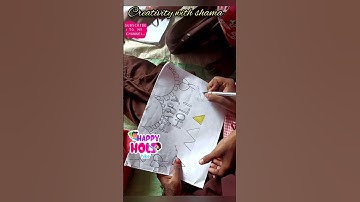 Holi special drawing competition  |   Holi celebration with studentsHoli special easy drawingHoli