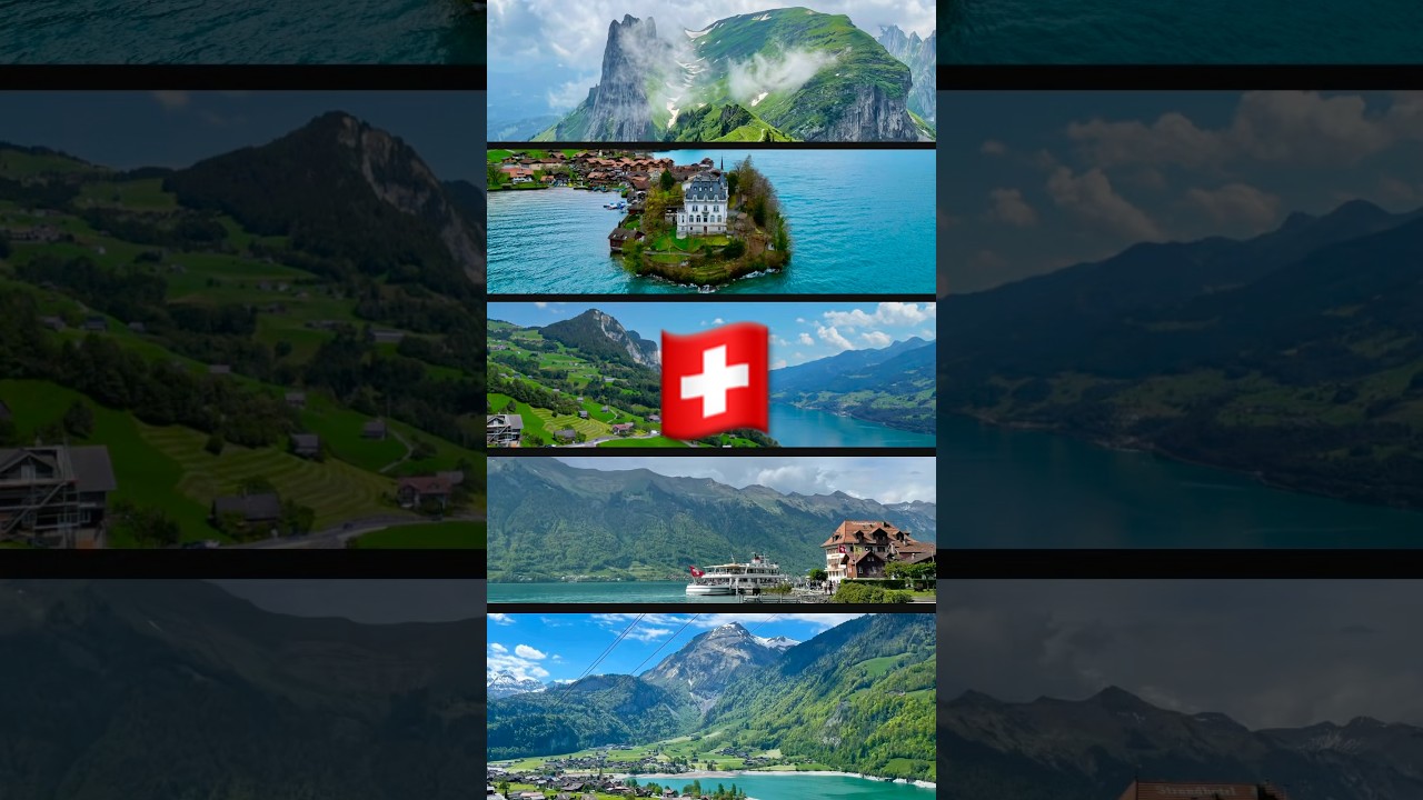 🇨🇭Travelling Switzerland is a must in your lifetime #drone #switzerland #dji #swiss #travel #peace