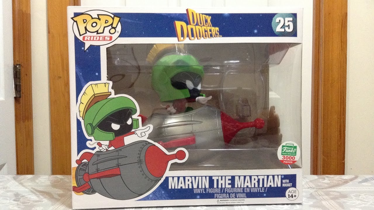 funko pop marvin the martian in rocket