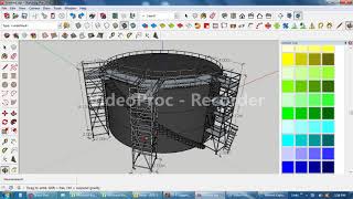 Scaffolding Plan Shipping Tank  GS 6 Minas