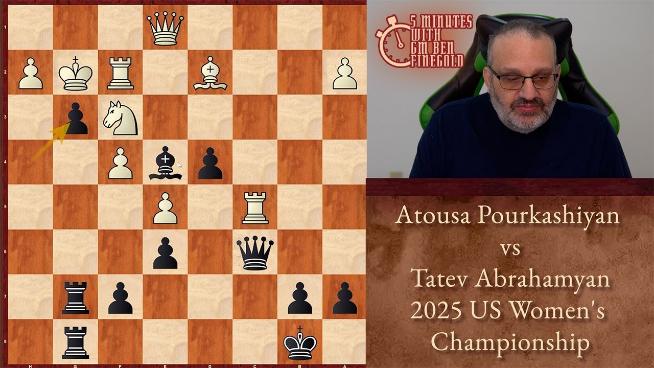 5 Minutes with Ben: Atousa Pourkashiyan vs Tatev Abrahamyan, 2025 US Women's Championship