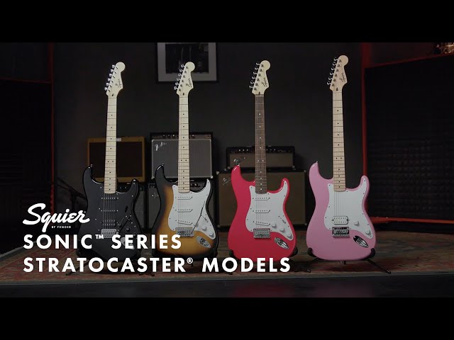 Электрогитара SQUIER by FENDER SONIC STRATOCASTER HSS MN TAHITY CORAL