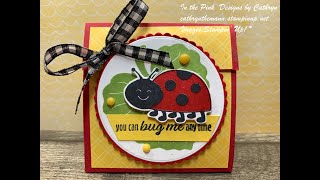 HELLO LADYBUG TREAT BOX with LAYERING CIRCLES DIES - Stampin' Up! *