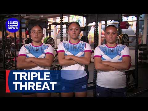 Meet the three sisters chasing NRLW dreams | 9 News Australia