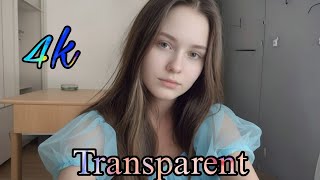 4K Transparent Try-On Haul 💫 Sheer Mesh &Chic Lingerie Dresses |Fashion Lookbook 2026