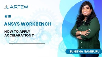 How to apply acceleration? - Ansys Workbench 18 #trending #viralvideo #youtubeshorts  #viralvideo