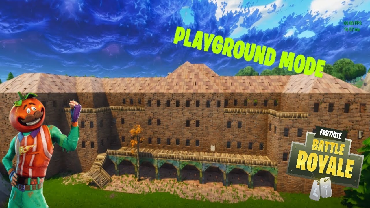 Fortnite Playground LTM Mansion Build!
