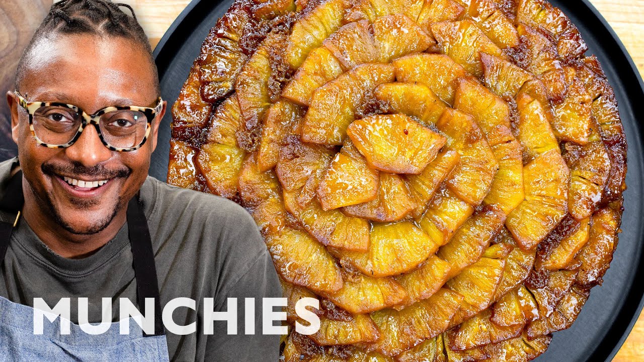 Pineapple Upside Down Cake with Top Chef Gregory Gourdet | Munchies