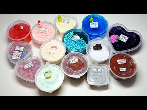 🐣 조그만 <strong>슬라임이</strong> 가득!! 마리삥 슬라임 후기 / 15,000원 랜덤박스 / 지글리 폼볼 등 / 리뷰 Slime review سال لعابه / 박뮤즈