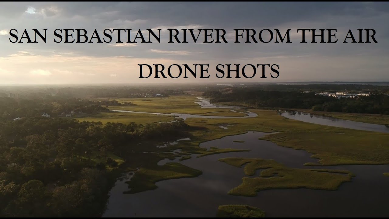DJi Spark DRONE clips of the San Sebastian River SR 16 Bridge (Matanzas