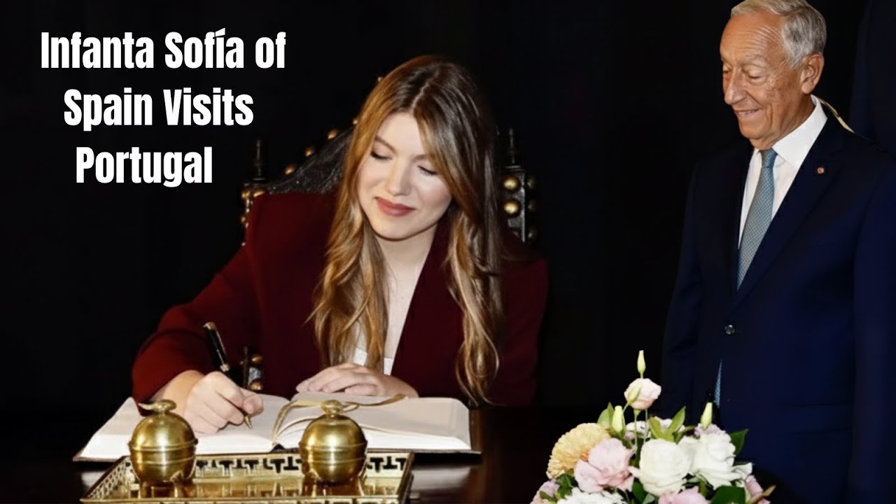 Первый официальный визит инфанты Софии в 18 лет | Молодая королевская особа Испании встречается с...