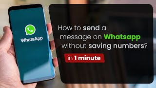 How to send a message on Whatsapp without saving numbers? screenshot 4