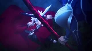 Fatestay Night Ubw - Archer Vs Lancer - Both Fights