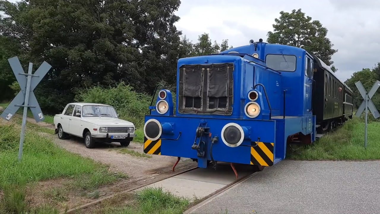 V22 der Museumsbahn Gramzow unterwegs