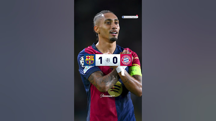 Barcelona flipped the script on Bayern 😯