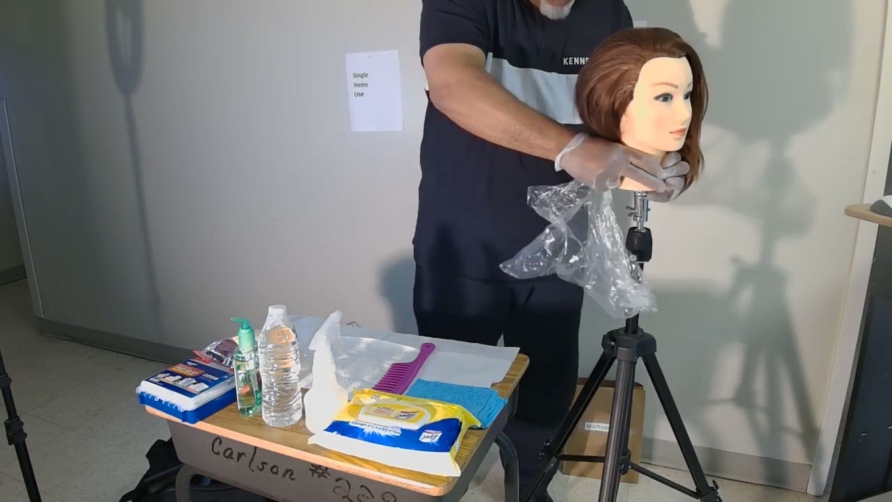 New State Board Cosmetology Practical Workstation preparation