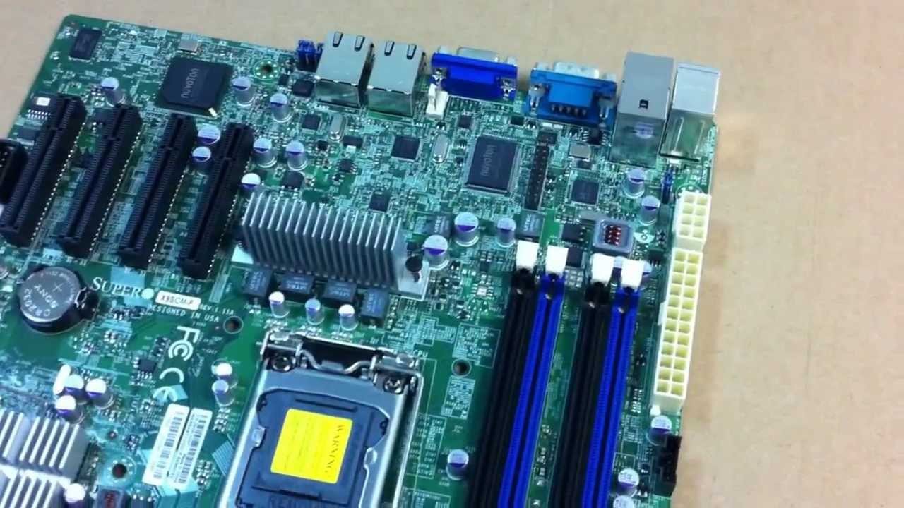 SuperMicro X9SCMF Unboxing YouTube