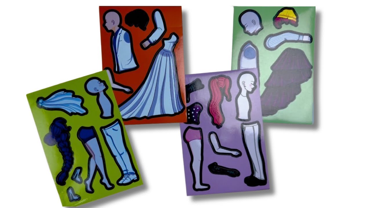 [Sticker Book ASMR] Kpop Demon Hunters Idols are Getting Married 👰💍🤵 Paper Book DIY 