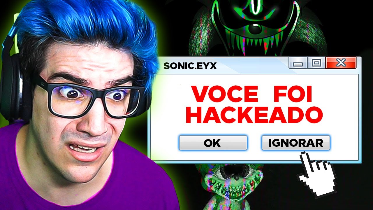 Fui HACKEADO por um JOGO DE TERROR !!