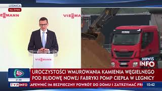 Premier W Legnicy Dziś Coraz Częściej Ekologiczne Równa Się Ekonomiczne Całe Wystąpienie
