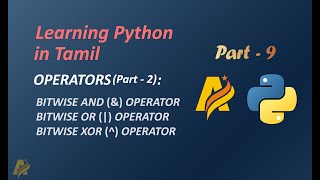 Learning Python in Tamil | Part-9 | OPERATORS Part-2