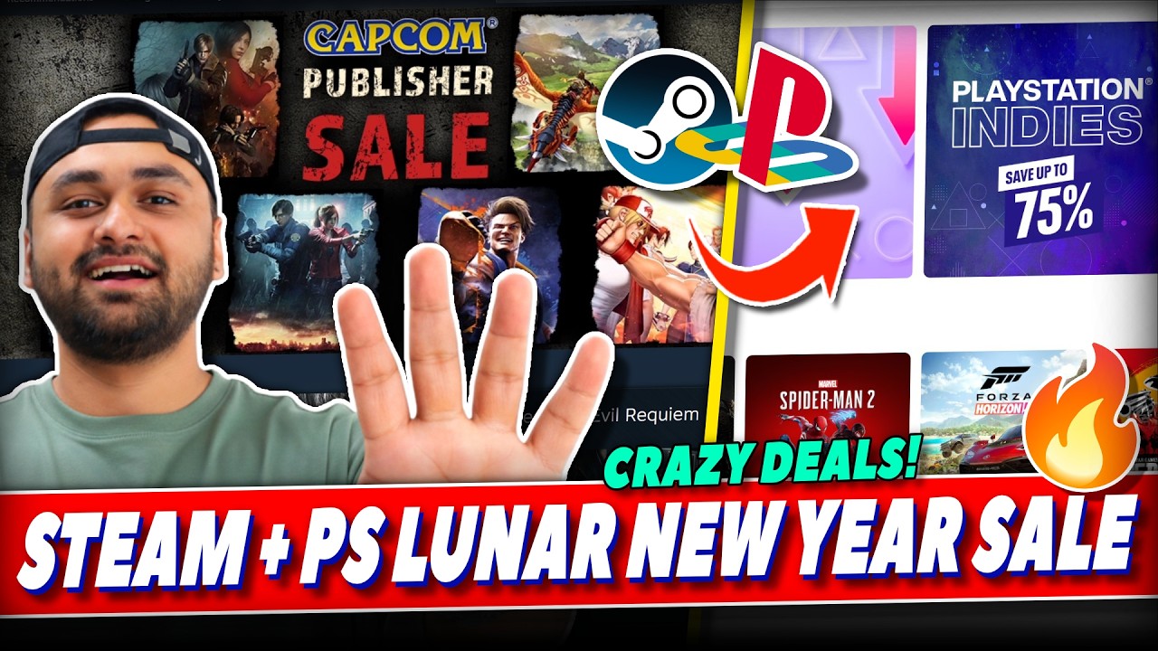 Steam & Playstation Crazy Lunar New Year Sale Don't Miss Deals