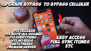 UPGRADE BYPASS WIFI TO BYPASS SERVER PREMIUM CELLULER UNTETHER FIX NOTIF REALTIME IOS 12 - IOS 13.7