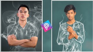 Picsart Smoke Invisible Cloth Editing  Picsart Creative Editing  Sk Photo Editing