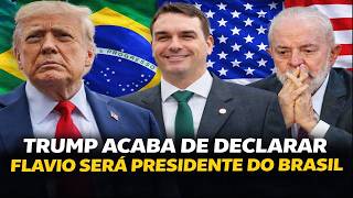 Trump Has Just Announced His Support For Flavio Bolsonaro.