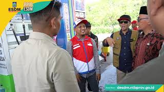 Bph Migas, Dinas Esdm Ntb, Dan Pertamina Melakukan Sidak Di Spbu Wilayah Lombok Barat.