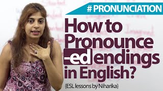 How to Pronounce -ed endings in English? English Vocabulary \& Accent lesson