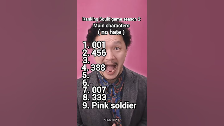Ranking Squid game season 2 main characters | In my opinion no hate