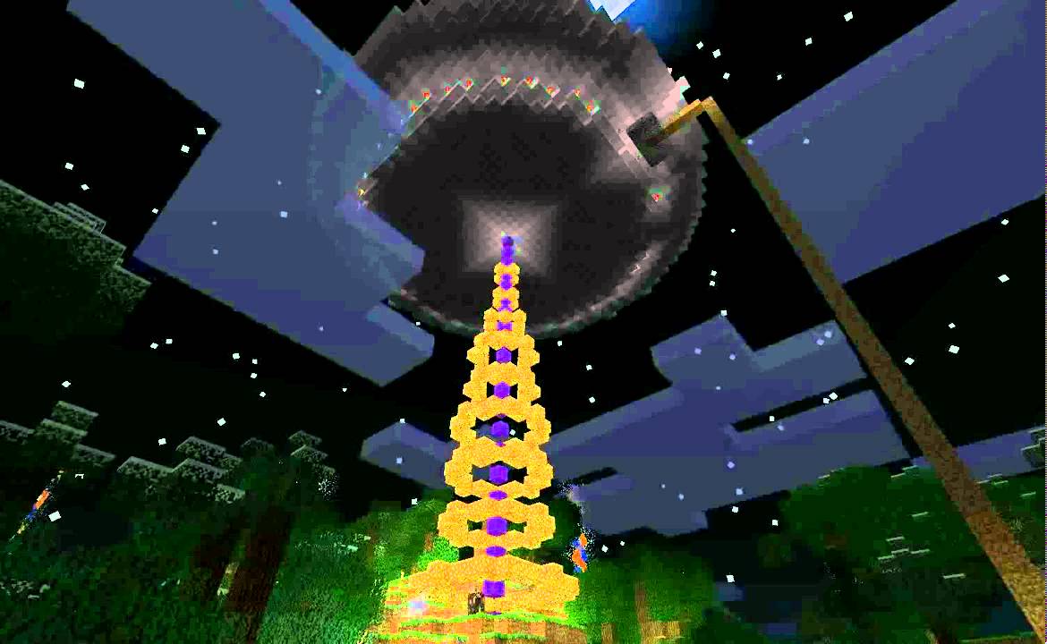 minecraft ufo with lights - YouTube