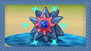 Shiny Starmie in Pokemon White 2 after 7,998 Rippling Water encounters