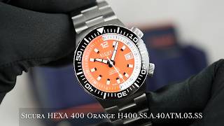 Sicura HEXA 400 Orange H400.SS.A.40ATM.03.SS