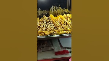 Thumbnail of Jajanan sate usus goreng dan berbagai macam sate lainnya #Shorts