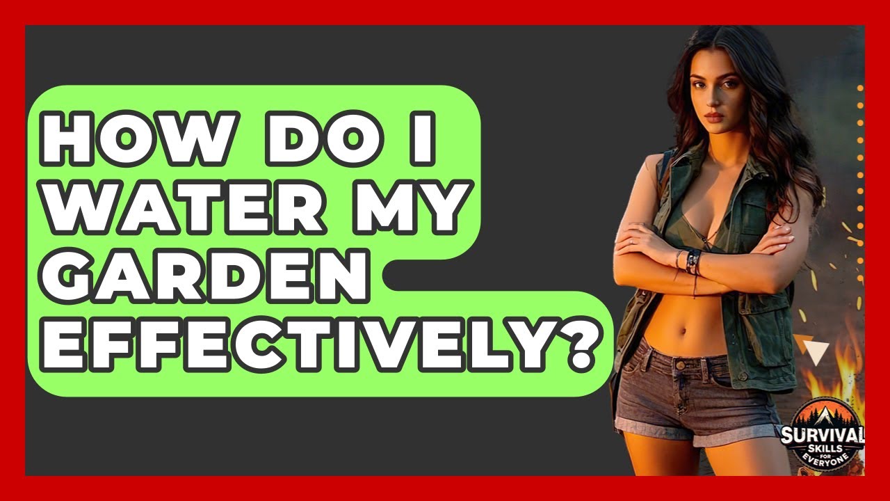 How Do I Water My Garden Effectively? - Survival Skills for Everyone