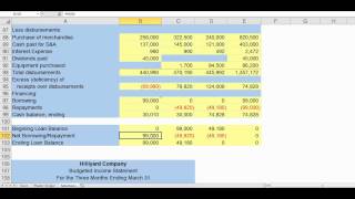 BUAD364 - Chapter 13 (Hints for the Master Budget)