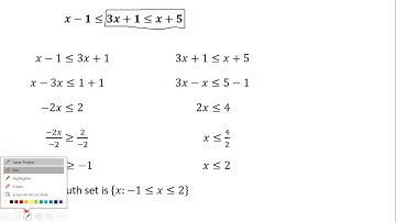 21 Solving Linear Inequalities