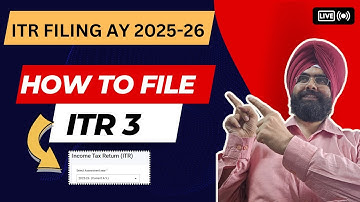 How to File ITR 3 online AY 2025-26 ! Free Offline Utility Income Tax return for Businessmen