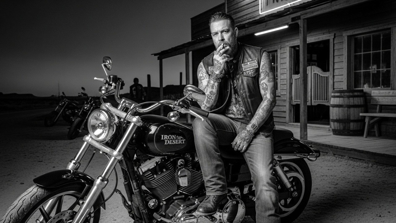 Riding Through Fire, Dust & Whiskey Nights 🔥🏍️ | Dark Outlaw Country