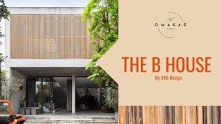 B House: Modern Home Design with Innovative Pressed Bamboo Door System