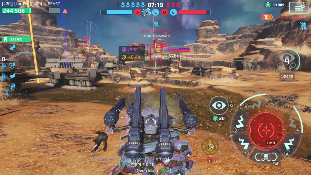 War Robots CANYON Beacon Bash