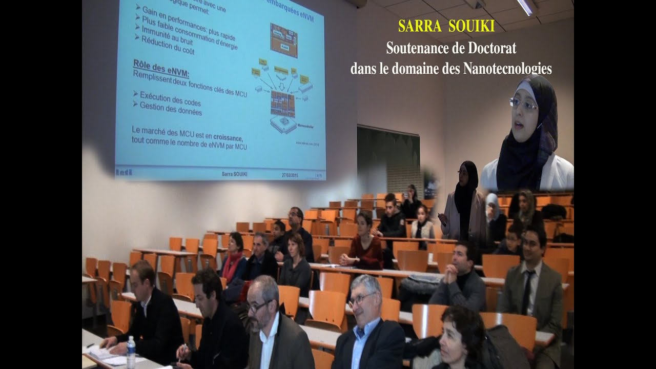 Sarra SOUIKI: Soutenance de Doctorat
