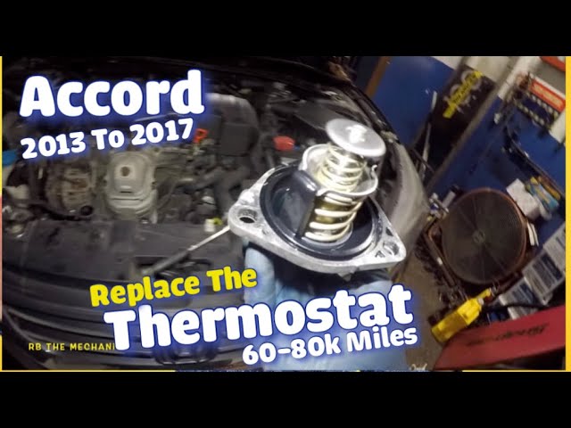 Replace thermostat on Honda Accord 2013 to 2017 easy to (DIY