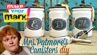 How to: Mrs. Patmore's Canisters DIY